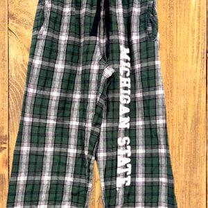 Youth Michigan State Plaid Lounge Pants